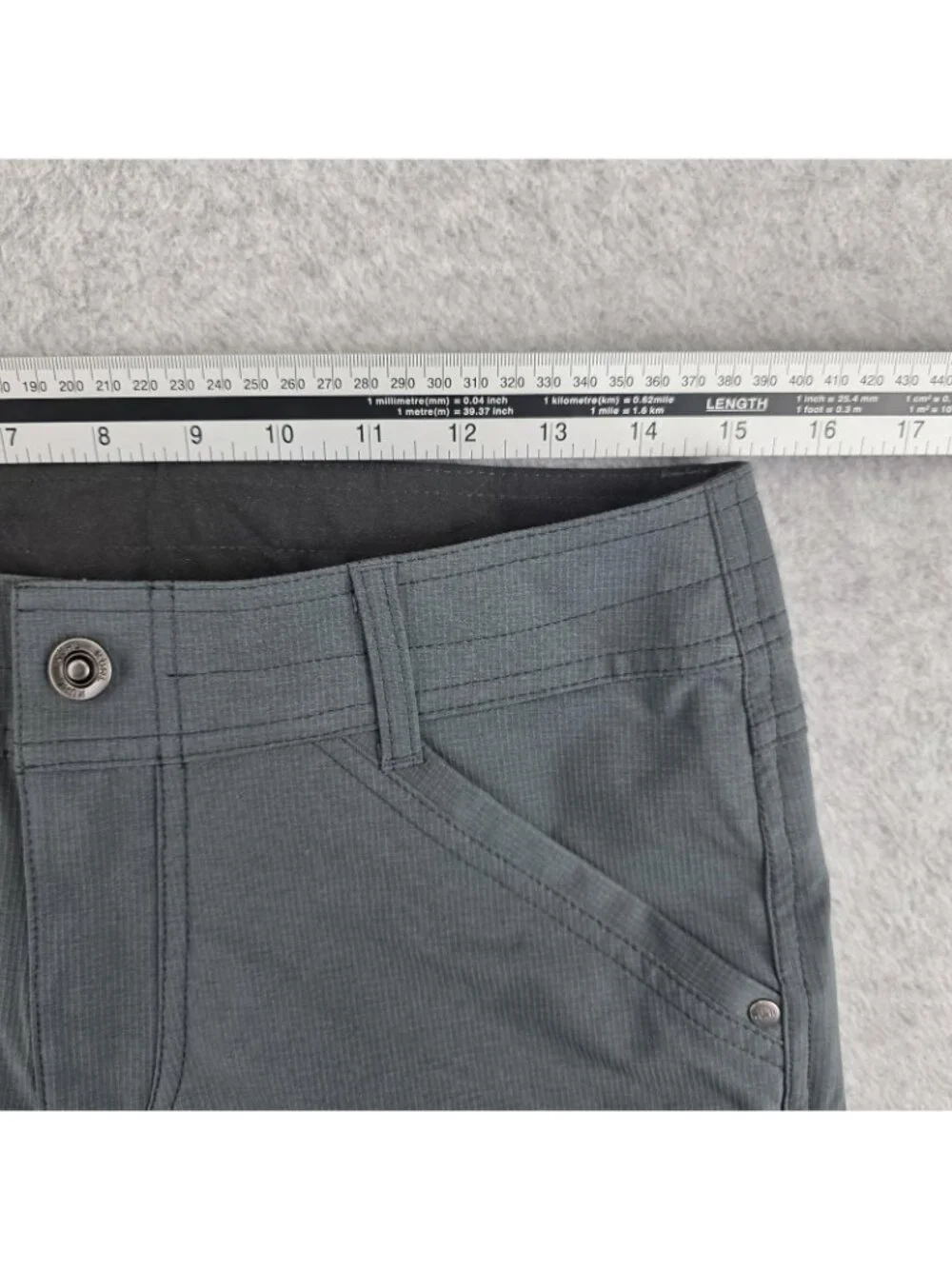 Kuhl Silencr Pants Mens 30x32 Gray Tapered Stretch Hiking Travel Trail